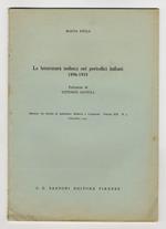 La letteratura tedesca nei periodici italiani. 1896-1915. Prefazione di Vittorio Santoli
