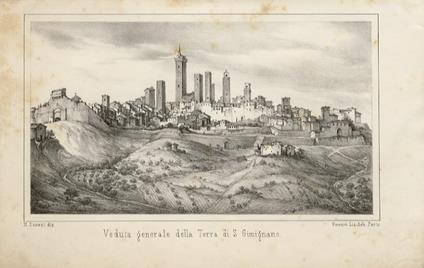 Veduta generale della terra di S. Gimignano - copertina