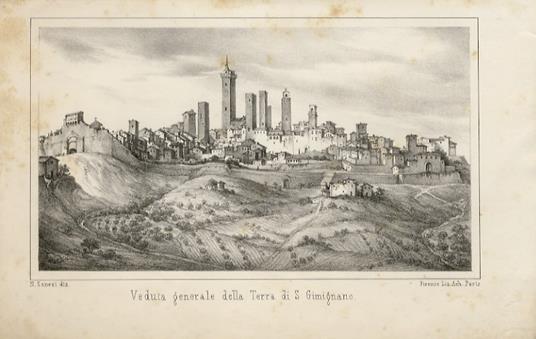 Veduta generale della terra di S. Gimignano - copertina