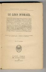 Le legs d'Israël. Etudes de George Adam Smith [et al.] traduit de l'anglais par J. Robillot et Jacques Marty [...]