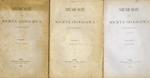 Memorie della Società Geografica Italiana. Volume primo, parte prima [- volume primo, parte seconda - volume primo, parte terza]