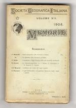 Memorie. Volume XII. 1905