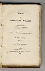 Memoirs Of Harriette Wilson written by herself 