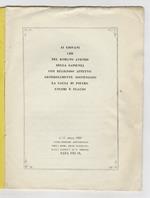 Ai giovani che nel romano ateneo della sapienza con religioso affetto generosamente sostengono la causa di Pietro encomi e plauso. L'11 aprile 1860 cinquantesimo anniversario della prima messa celebrata dalla Santità di n. Signore Papa Pio IX. [Versi