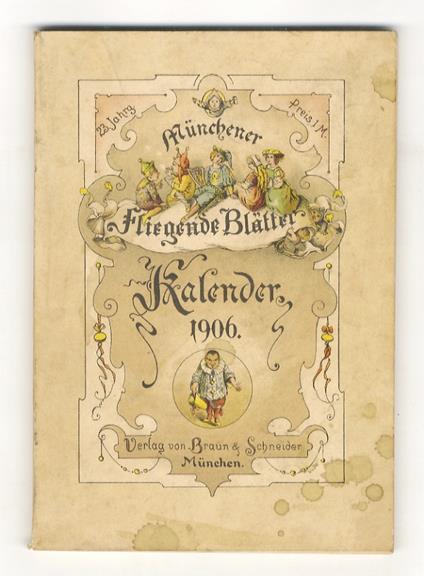 Münchener Fliegende Blätter. Kalender für 1906. XXIII Jahrgang - copertina