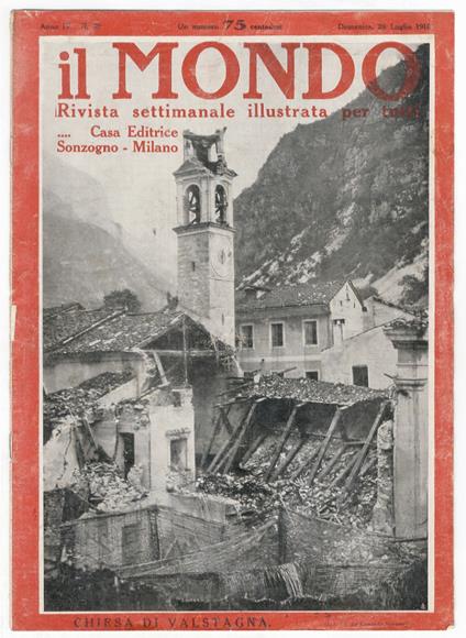 MONDO (IL). Rivista settimanale illustrata per tutti. Anno IV. N. 30. Domenica 28 luglio 1918 - copertina