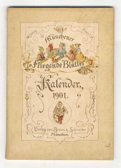 Münchener Fliegende Blätter. Kalender für 1901. XVIII Jahrgang - copertina