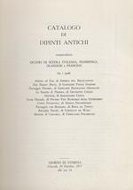 Catalogo di dipinti antichi comprendente quadri di scuola italiana, fiamminga, olandese e francese. (Andrea del Brescianino, Giovanni Paolo Spadino, Giovanni Grimaldi, Giuseppe Chiari, Sebastiano Conca, Rosa da Tivoli, Cornelius de Wael, Girolamo For