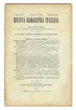 RIVISTA Geografica Italiana e bollettino della Società di Studi Geografici e Coloniali in Firenze. Direttori: Prof. Olinto Marinelli e Attilio Mori. Annata XII. 1905. Fascicolo I [- fascicolo X] [annata completa]