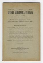RIVISTA Geografica Italiana e bollettino della Società di Studi Geografici e Coloniali in Firenze. Direttori: Prof. Olinto Marinelli e Attilio Mori. Annata XVII. 1910. Fascicolo I-II. Fascicolo III-IV. Fascicolo V. Fascicolo IX. Fascicolo X. [per com