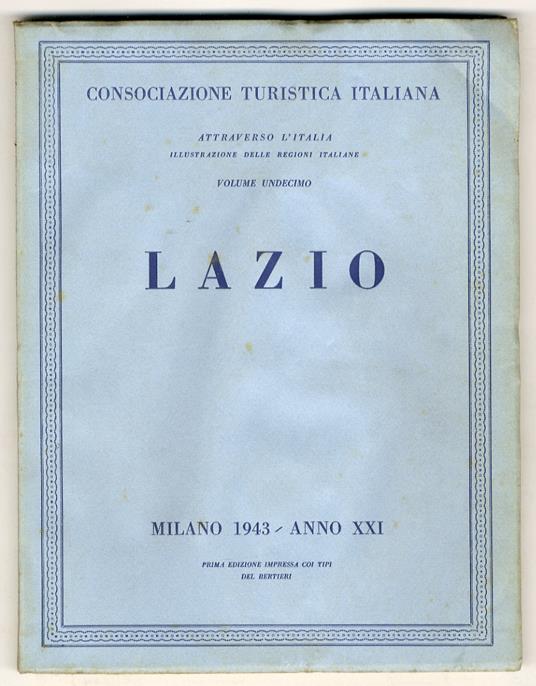 LAZIO - copertina