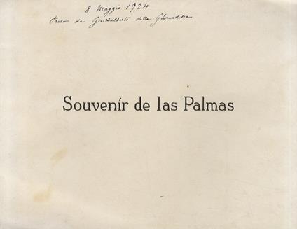 Souvenir de las Palmas - copertina