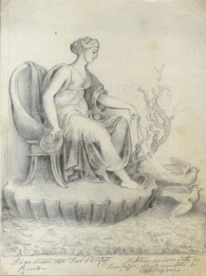 [Venere su conchiglia trainata da colombe] - copertina
