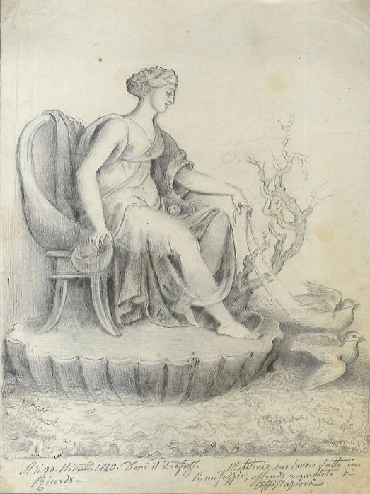 [Venere su conchiglia trainata da colombe] - copertina