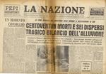 NAZIONE (LA). Edizione del mattino. Anno CVIII. N. 263. Firenze, domenica, 20 novembre 1966