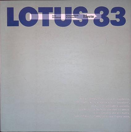 Lotus 83 - copertina