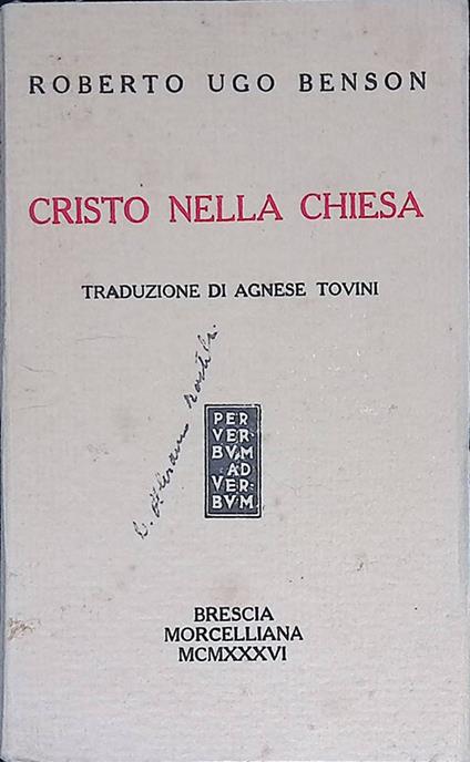 Cristo nella Chiesa - copertina