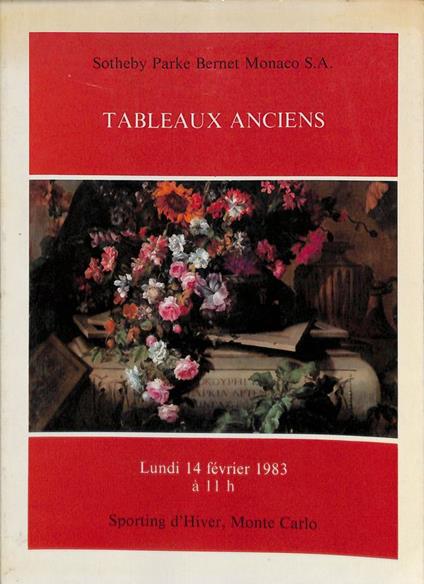 Sotheby's Parke Bernet Monaco. Tableaux Anciens. 14 fevrier 1983 - copertina