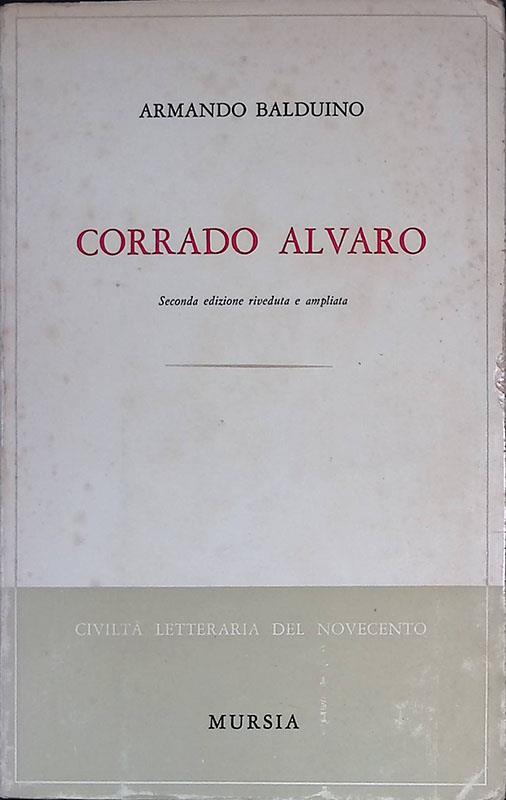 Corrado Alvaro - Armando Balduino - copertina