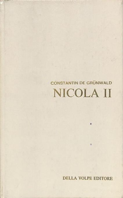 Nicola II - copertina