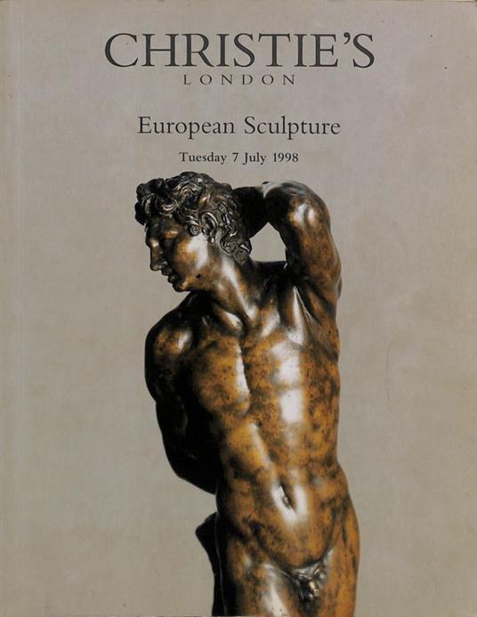 Christie's London. European Sculpture. Thuesday 7 July 1998 - copertina