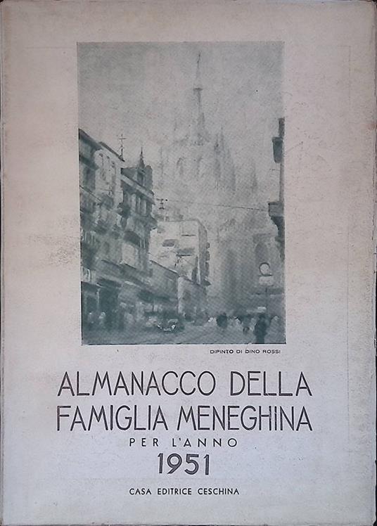Almanacco della Famiglia Meneghina per l'anno 1951 - copertina