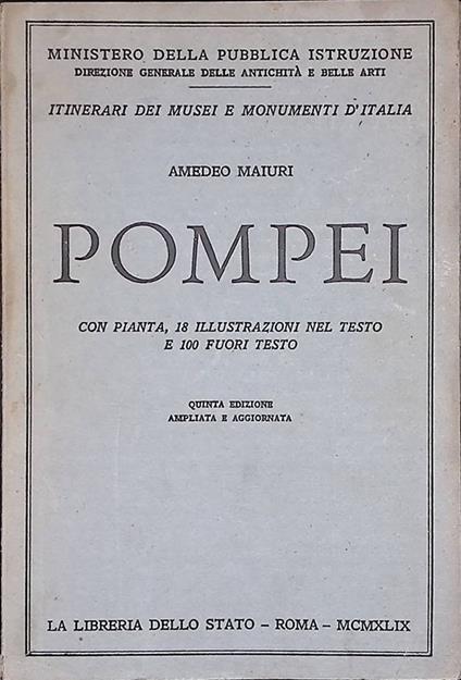 Pompei - Amedeo Maiuri - copertina