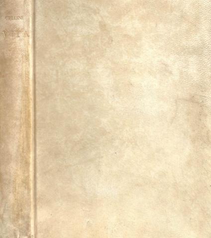 La vita - Benvenuto Cellini - copertina