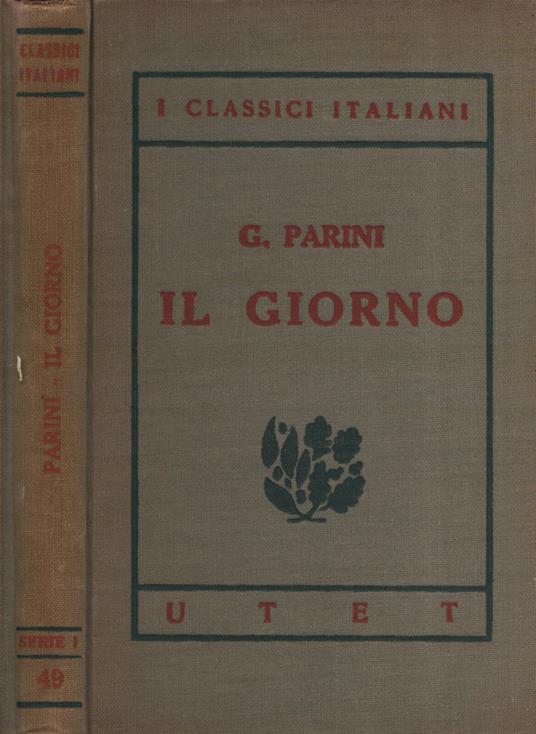 Il giorno - Giuseppe Parini - copertina