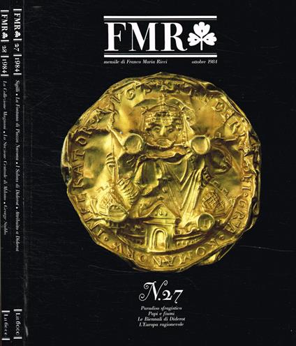 FMR. Mensile d'arte e di cultura dell'immagine. N.27, 28, anno 1984 - Franco Maria Ricci - copertina