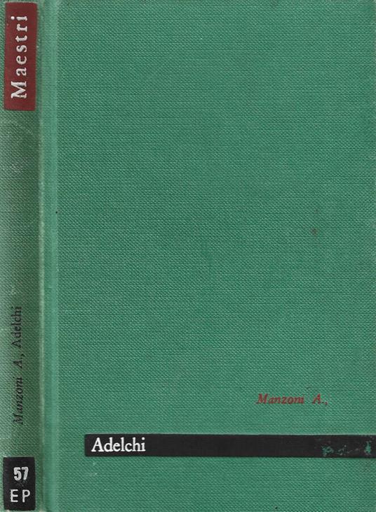 Adelchi - Alessandro Manzoni - copertina