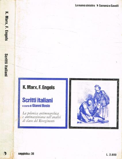Scritti italiani - Karl Marx - copertina