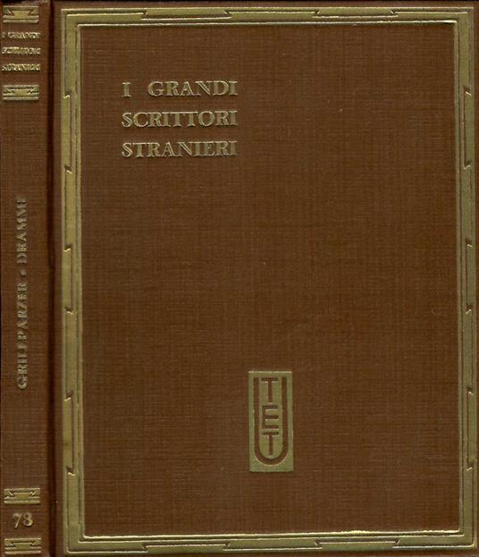Saffo. Il sogno è una vita - Franz Grillparzer - copertina