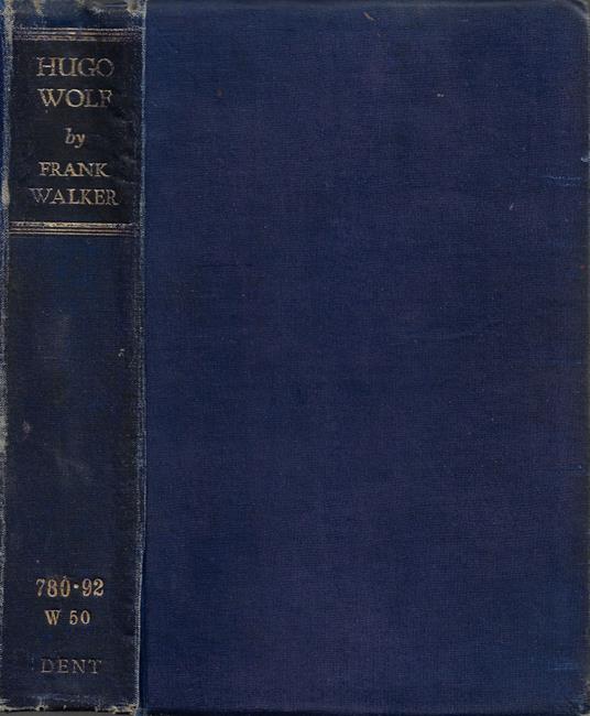 Hugo Wolf - Frank Walker - copertina