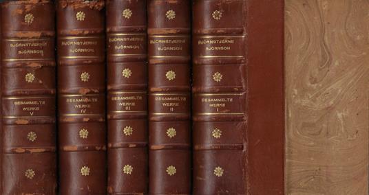 Gesammelte Werke (in funf banden) - Bjørnstjerne Bjørnson - copertina
