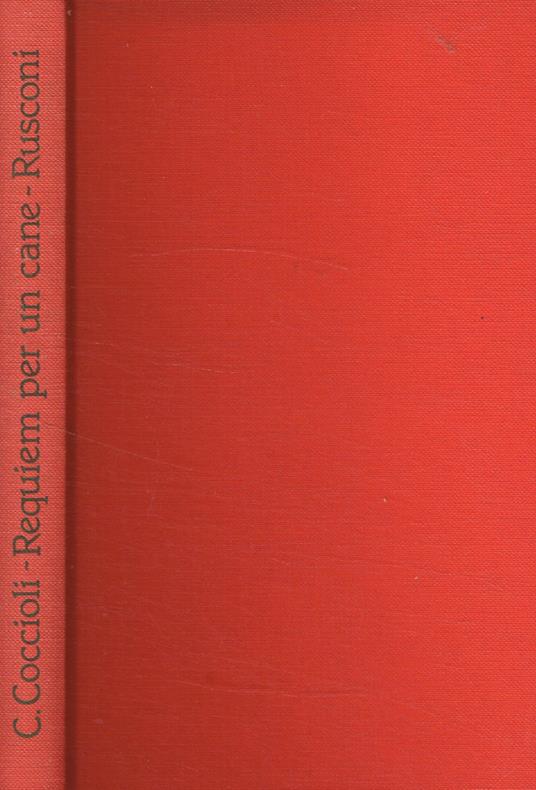 Requiem per un cane - Carlo Coccioli - copertina