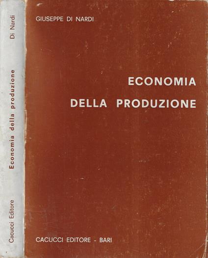 Economia della produzione - Giuseppe Di Nardi - copertina