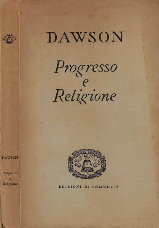 Progresso e Religione - Christopher Dawson - copertina
