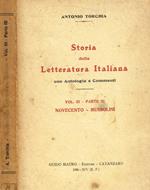 Storia della letteratura italiana con antologia e commenti. Vol.III parte III