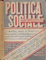 Politica Sociale. Rivista mensile. Anno IV - 1932 (X) - N. 3-4 (Marzo-Aprile)