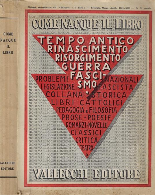 Come nacque il libro - copertina