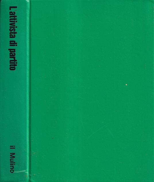 L' attivista di partito - copertina