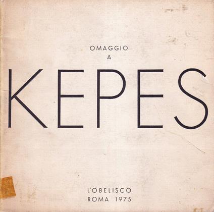 Omaggio a Kepes - copertina