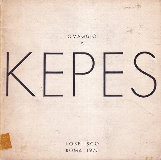 Omaggio a Kepes - copertina