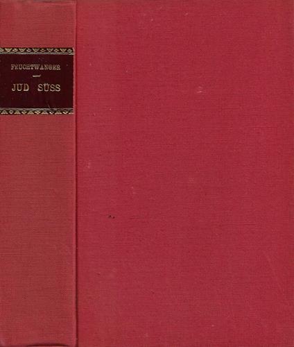 Jud Suss - Lion Feuchtwanger - copertina