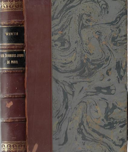 Les Derniers Jours de Paris - Alexander Werth - copertina