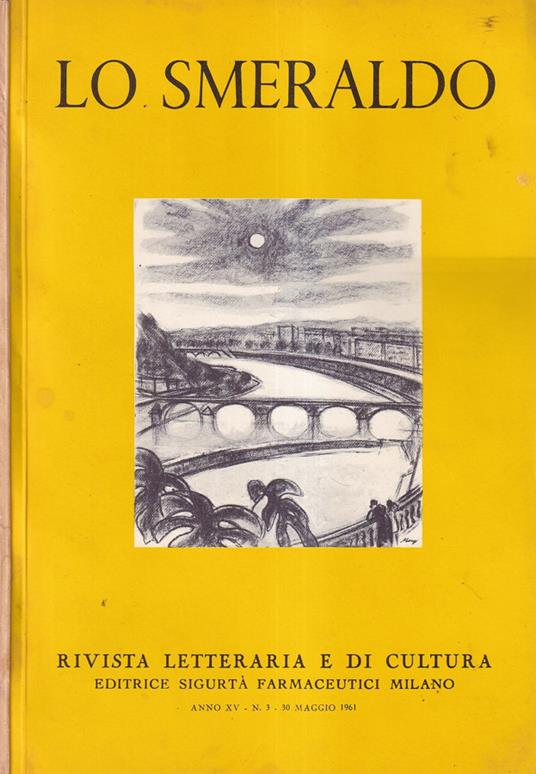 Lo smeraldo, anno XV, numero 3, 1961 - copertina