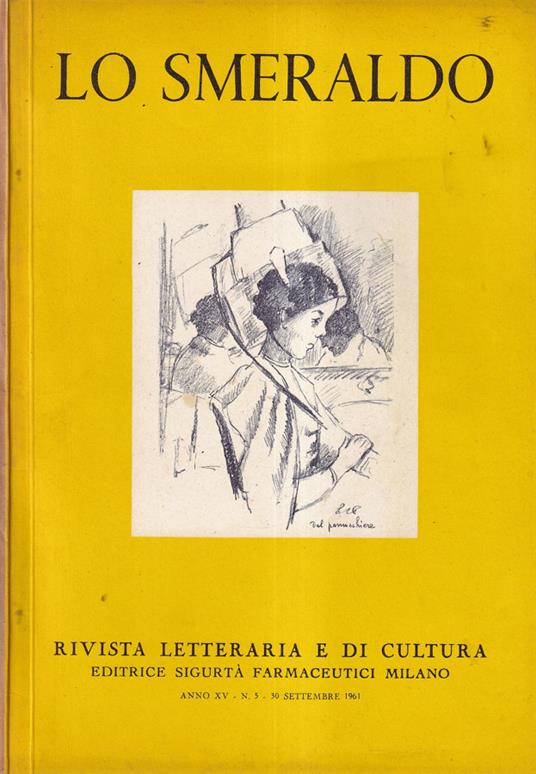 Lo smeraldo, anno XV, numero 5, 1961 - copertina