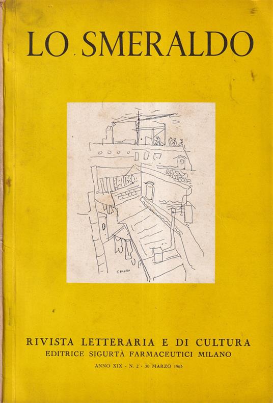 Lo smeraldo, anno XIX, numero 2, 1965 - copertina