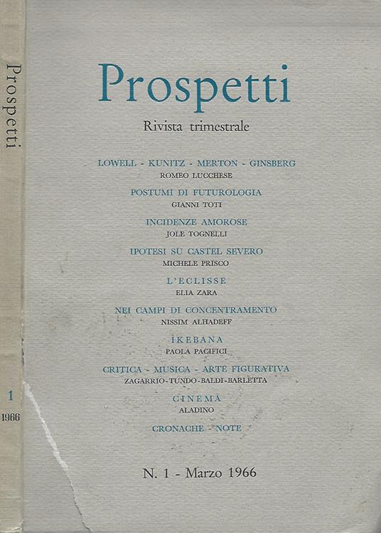 Prospetti - copertina